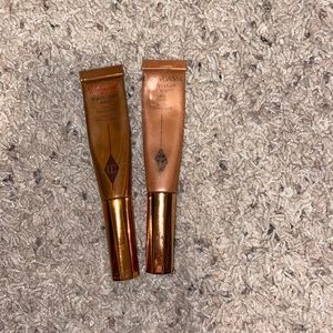charlotte tilbury beauty light wand in spotlight and peachgasm